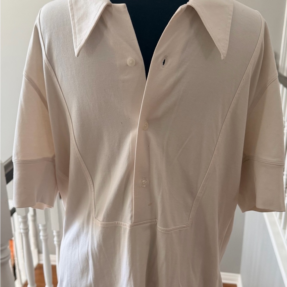 Kit & Ace Cream Short Sleeve Shirt